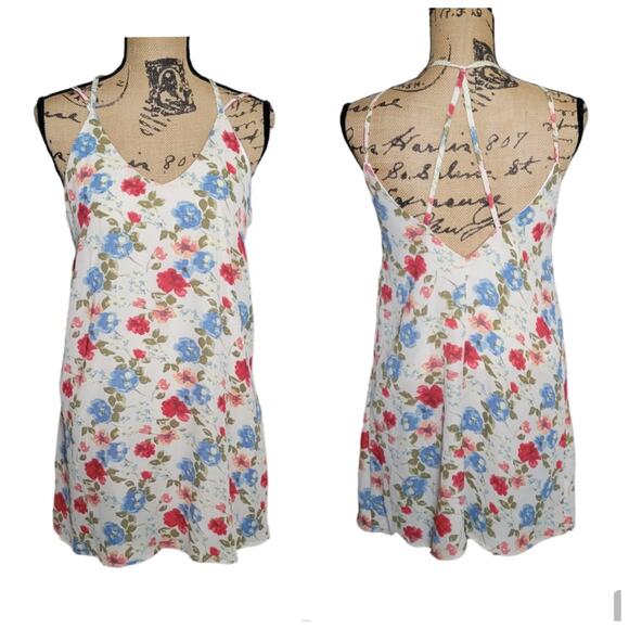Tobi Small dress sleeveless strappy floral print - Picture 1 of 10